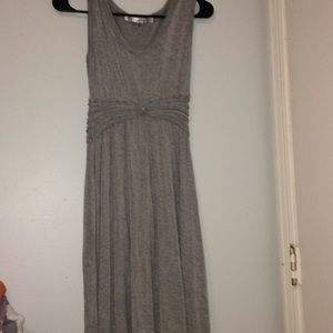 gray dress